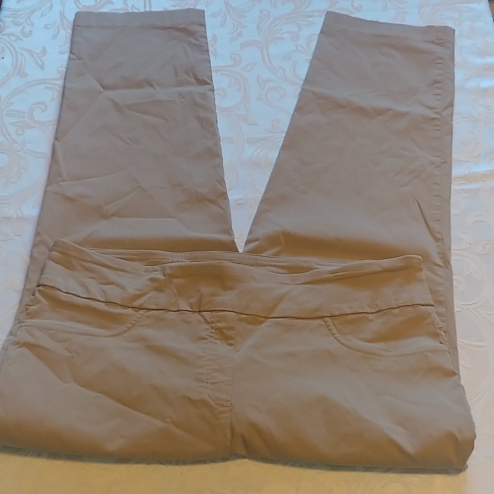 Ruby Rd. Pull On Stretch Tech Elastic Casual Pants - image 1